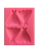 Load image into Gallery viewer, Muffin Cake Mold Silicone Bakeware Family DIY Baking Tools Soap mold Dress rugby Cake Mould